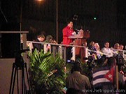 Chavez giving speech